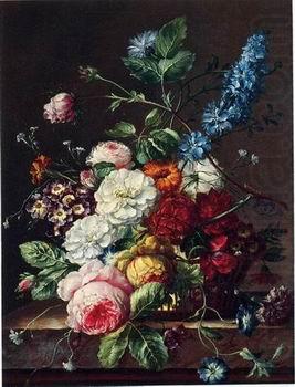 Floral, beautiful classical still life of flowers 08, unknow artist